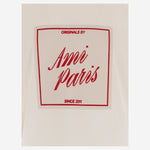 T-SHIRT IN COTONE CON STAMPA AMI PARIS HERITAGE UTS385726 136 AMI 