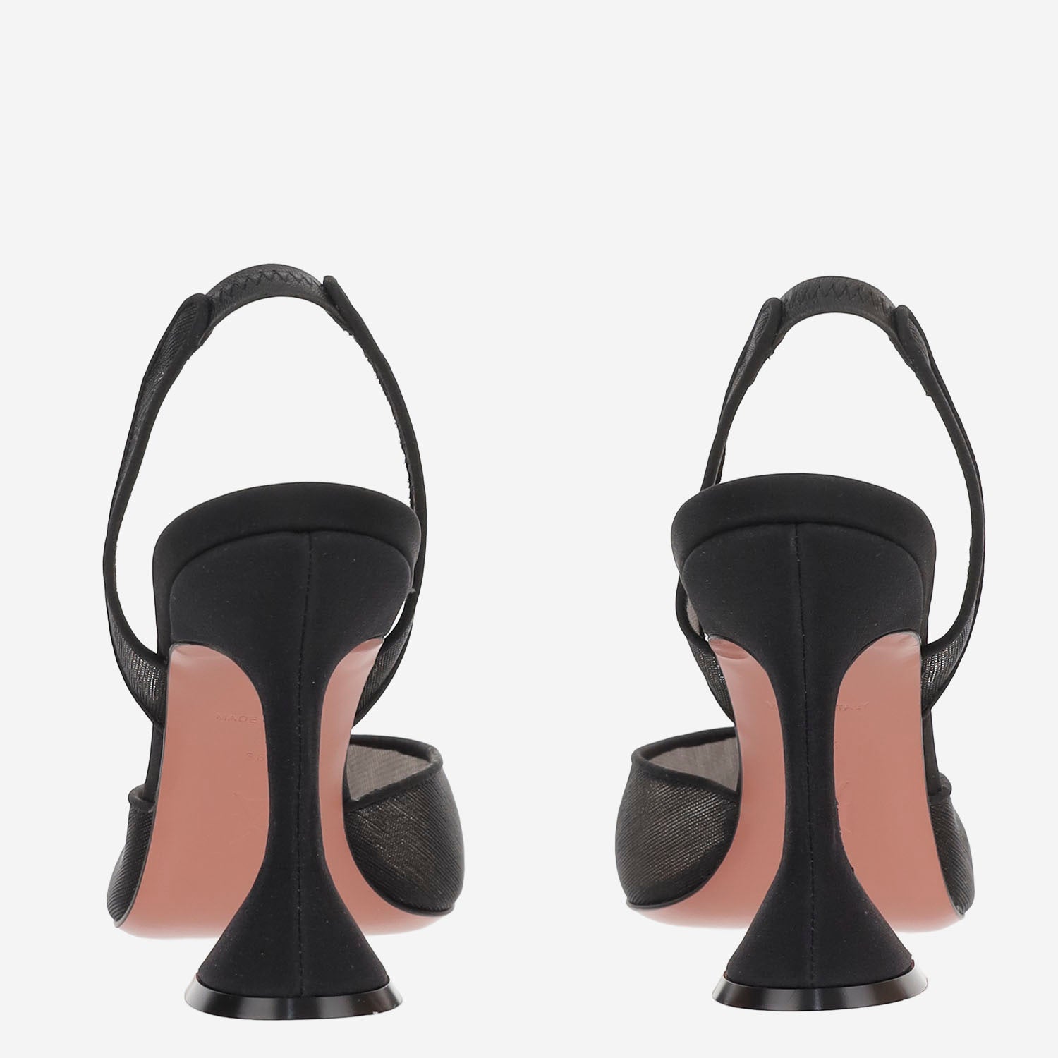 DÉCOLLETÉ HOLLI IN MESH HOLLIMESHSLING 95BLACKMESH AMINA MUADDI 
