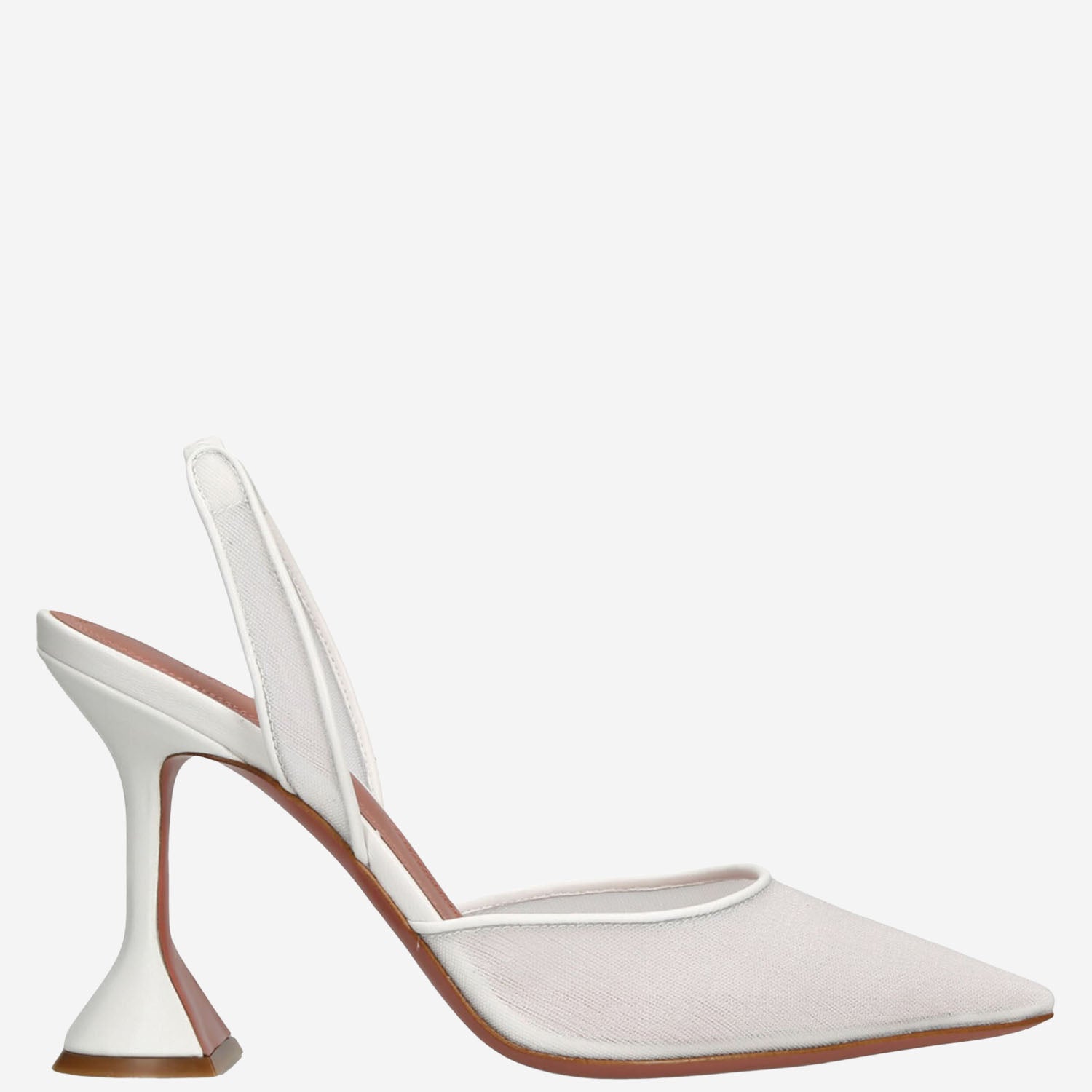 DÉCOLLETÉ HOLLI IN MESH HOLLIMESHSLING 95WHITE AMINA MUADDI 