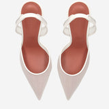 DÉCOLLETÉ HOLLI IN MESH HOLLIMESHSLING 95WHITE AMINA MUADDI 