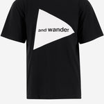 T-SHIRT IN MISTO COTONE CON LOGO 5746984076 010 AND WANDER 