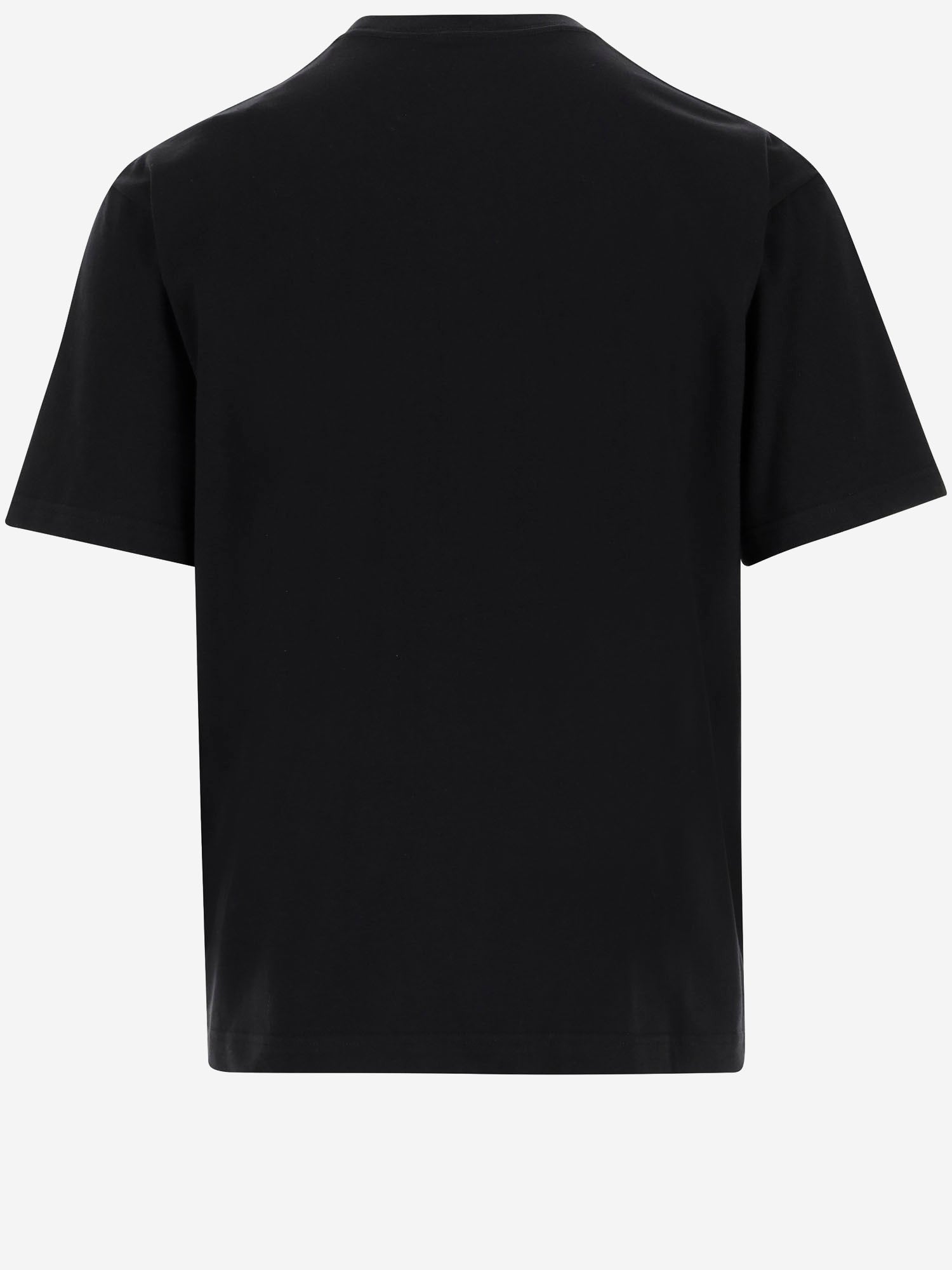 T-SHIRT IN MISTO COTONE CON LOGO 5746984076 010 AND WANDER 