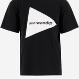 T-SHIRT IN MISTO COTONE CON LOGO 5746984076 010 AND WANDER 