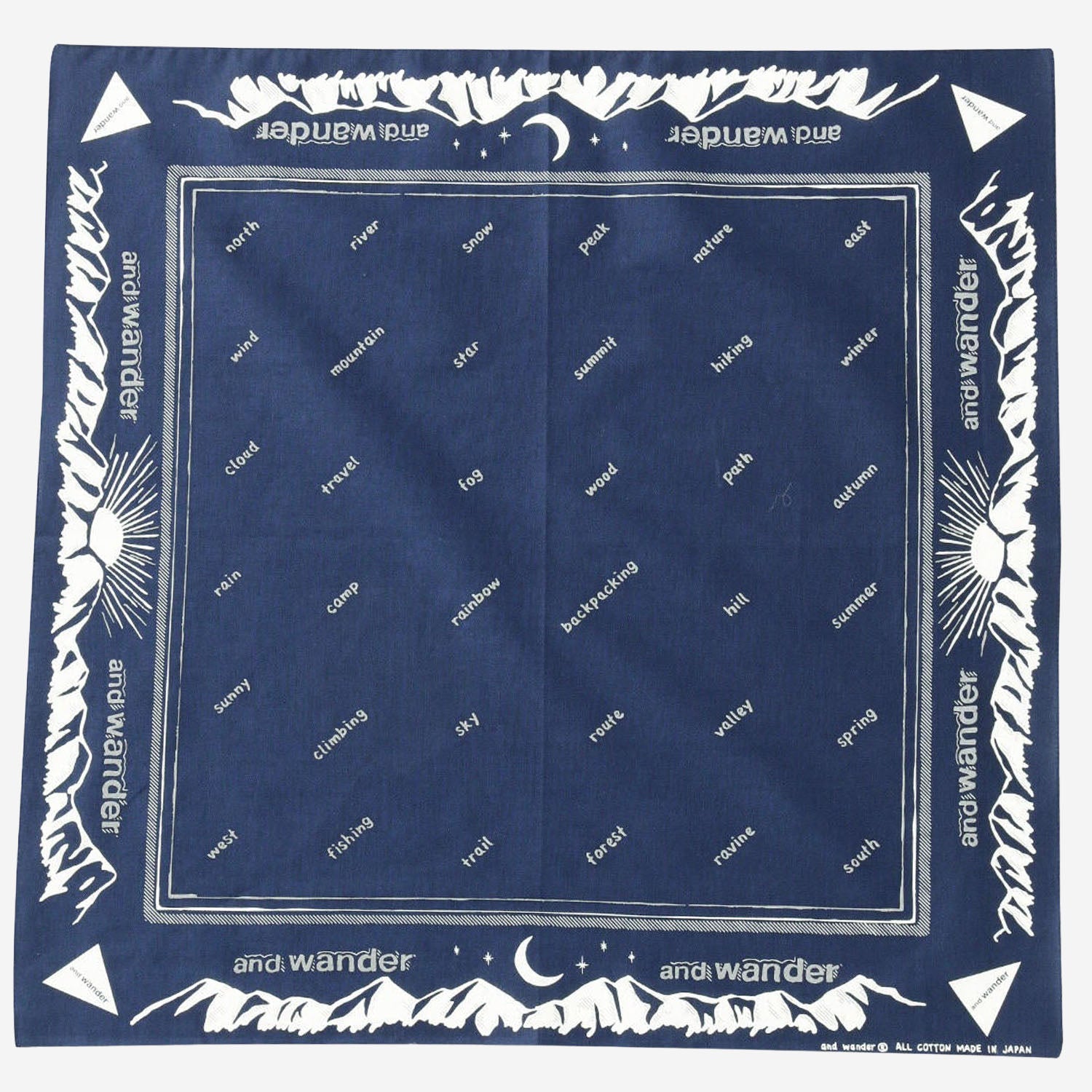 BANDANA IN COTONE CON STAMPA GRAFICA 5745987264 120 AND WANDER 