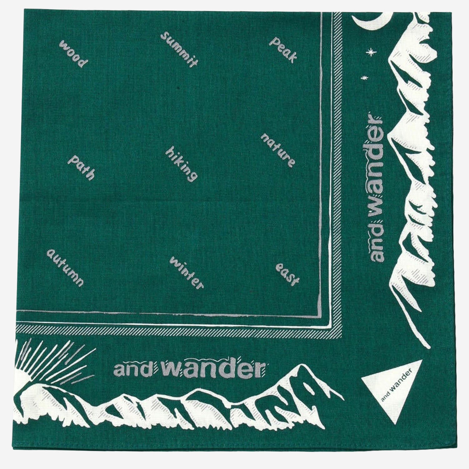 BANDANA IN COTONE CON STAMPA GRAFICA 5745987264 140 AND WANDER 