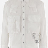 CAMICIA IN MISTO COTONE CON TASCHE MULTIPLE 5746183053 031 AND WANDER 