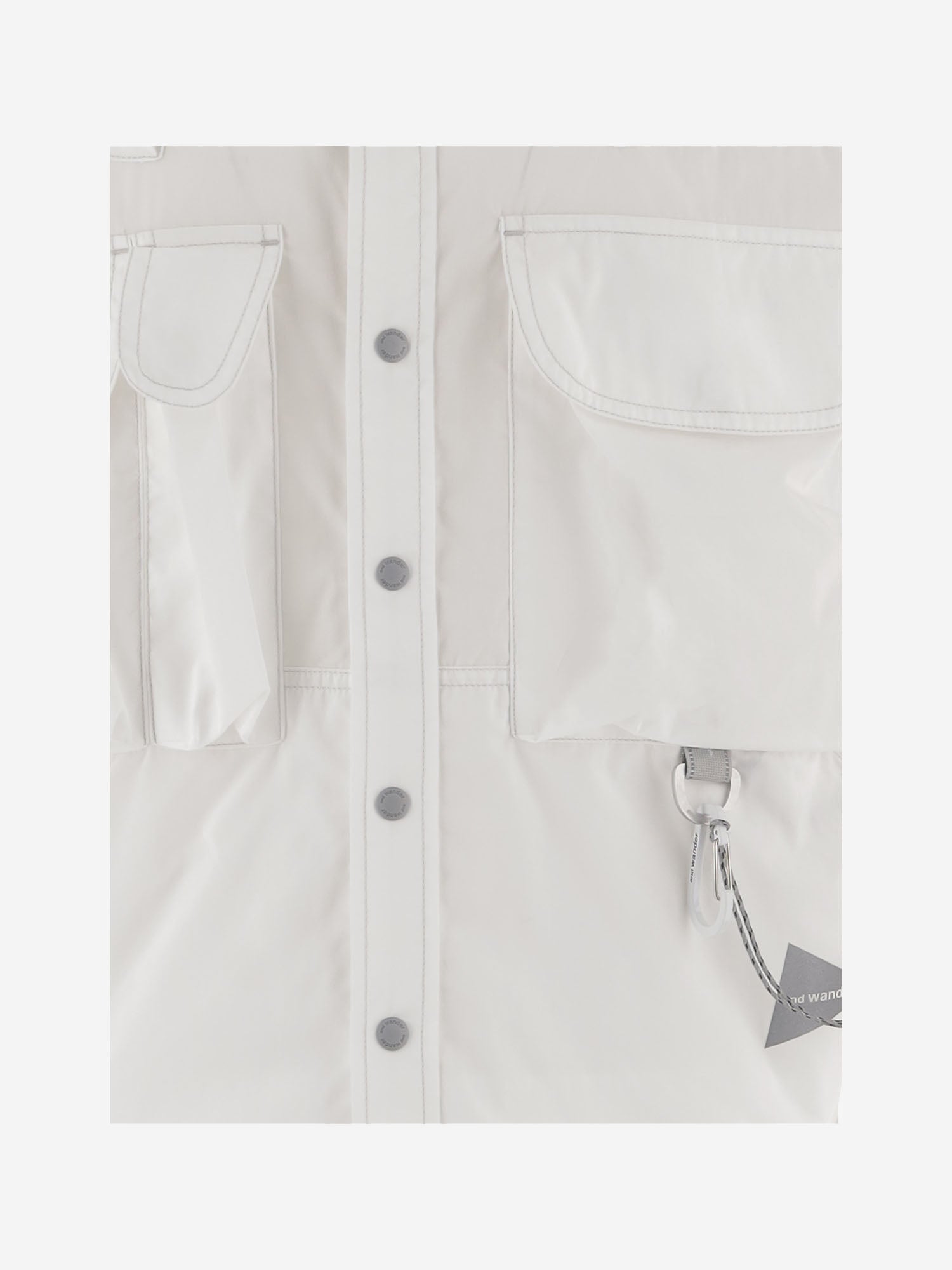 CAMICIA IN MISTO COTONE CON TASCHE MULTIPLE 5746183053 031 AND WANDER 