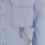 CAMICIA IN MISTO COTONE CON TASCHE MULTIPLE 5746183053 111 AND WANDER 