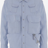 CAMICIA IN MISTO COTONE CON TASCHE MULTIPLE 5746183053 111 AND WANDER 