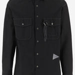 CAMICIA IN MISTO COTONE CON LOGO 5746183063 010 AND WANDER 