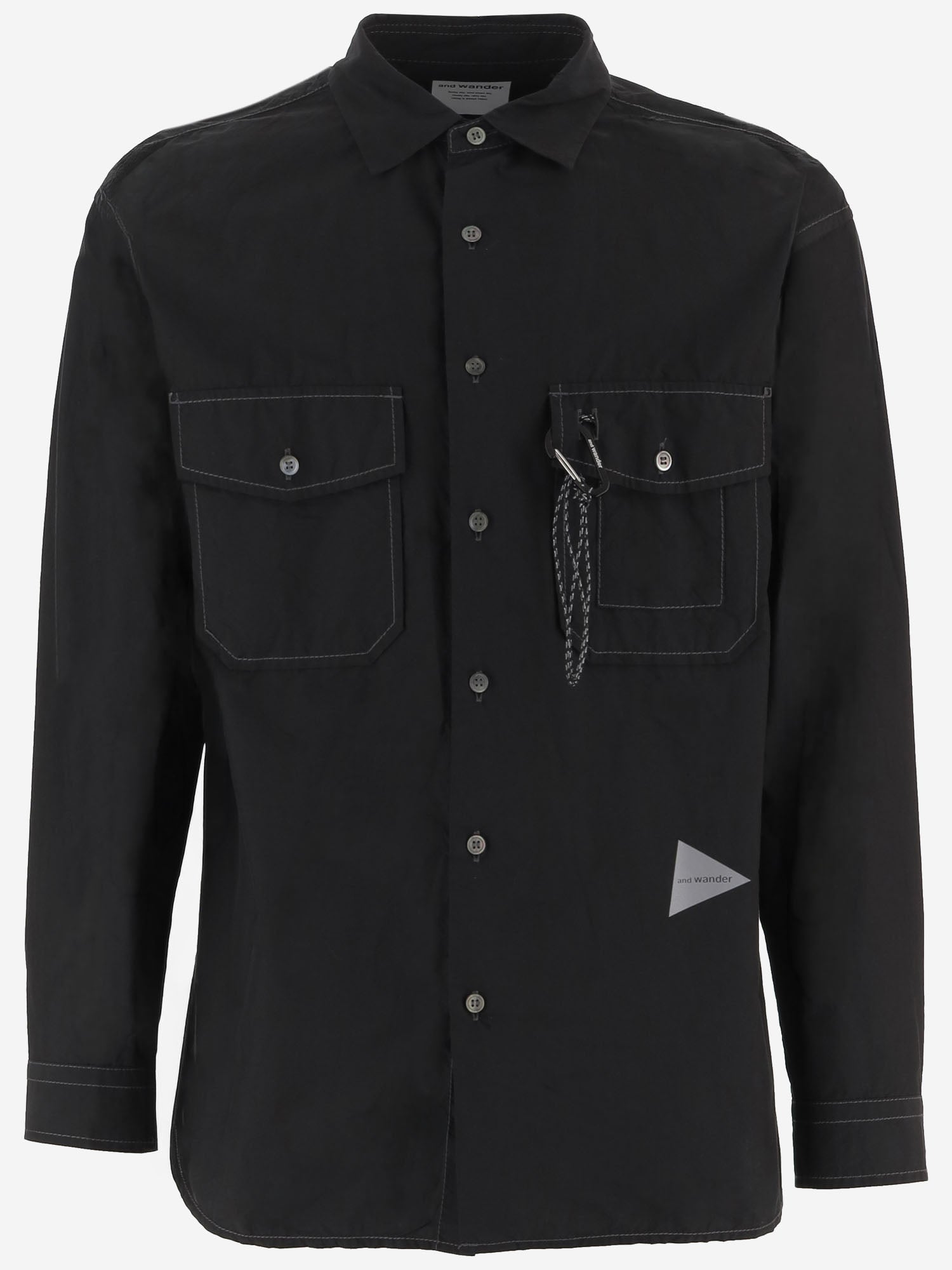 CAMICIA IN MISTO COTONE CON LOGO 5746183063 010 AND WANDER 