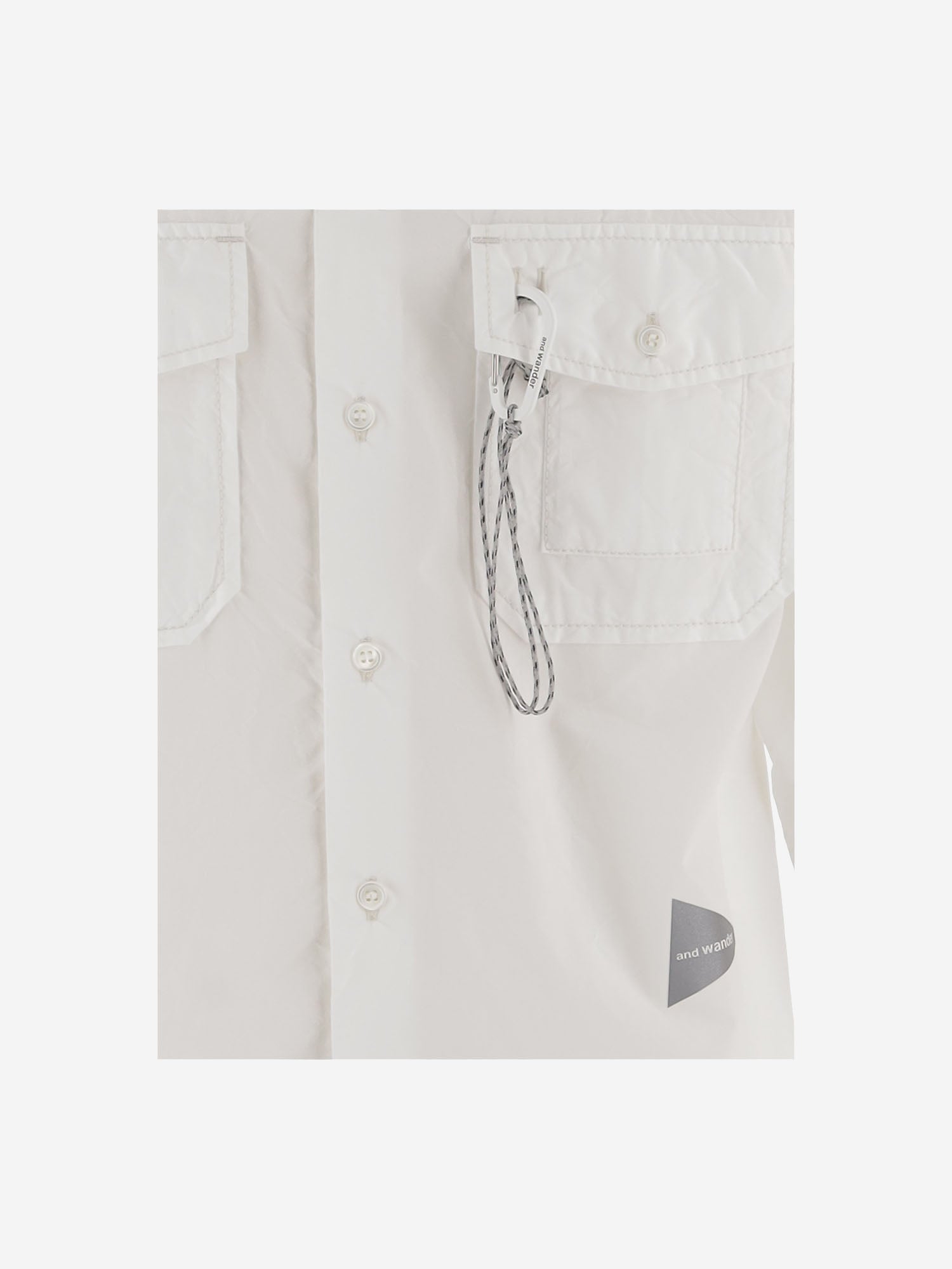 CAMICIA IN MISTO COTONE CON LOGO 5746183063 030 AND WANDER 