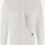 CAMICIA IN MISTO COTONE CON LOGO 5746183063 030 AND WANDER 