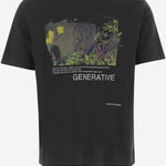 T-shirt in misto cotone con Stampa 5746184080 010 AND WANDER 
