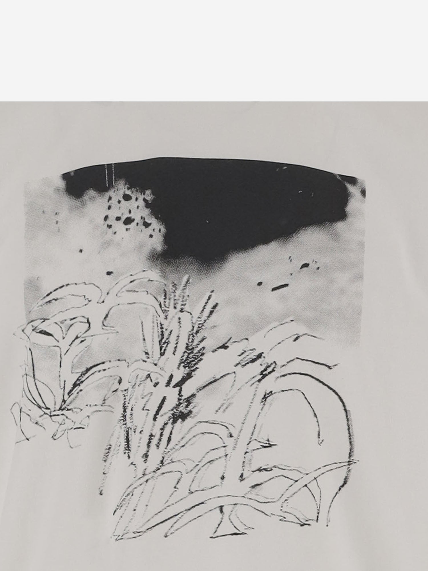 MAGLIA IN MISTO COTONE CON STAMPA 5746184081 030 AND WANDER 