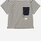 T-SHIRT IN COTONE A RIGHE CON TASCHINO 5746184310 120 AND WANDER 