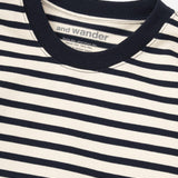 T-SHIRT IN COTONE A RIGHE CON TASCHINO 5746184310 120 AND WANDER 