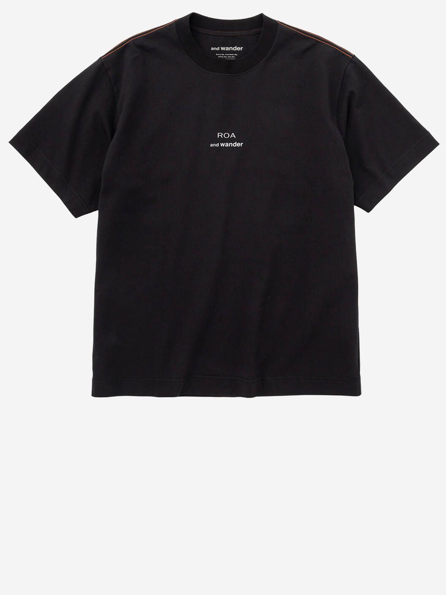 T-SHIRT IN COTONE CON LOGO 5746184517 010 AND WANDER 