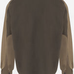 CAMICIA IN NYLON CON PANNELLO POSTERIORE A CONTRASTO 5746953019 182 AND WANDER 