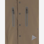 CAMICIA IN NYLON CON PANNELLO POSTERIORE A CONTRASTO 5746953019 182 AND WANDER 