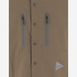 CAMICIA IN NYLON CON PANNELLO POSTERIORE A CONTRASTO 5746953019 182 AND WANDER 