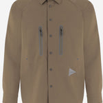 CAMICIA IN NYLON CON PANNELLO POSTERIORE A CONTRASTO 5746953019 182 AND WANDER 