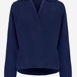 MAGLIONE CON COLLETTO A V IN CASHMERE KNJP21106 3 ARCH4 