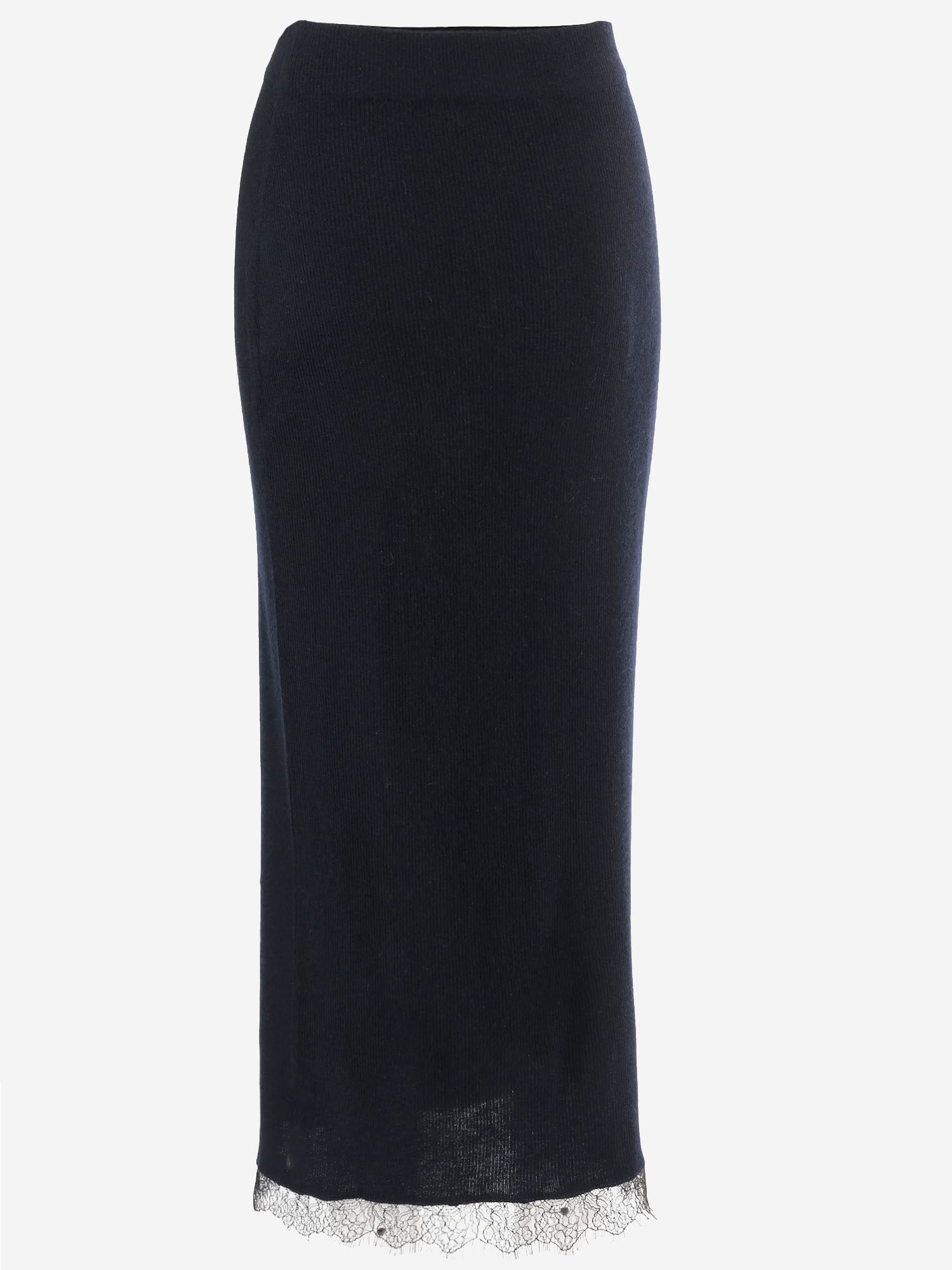 GONNA PENELOPY IN CASHMERE CON DETTAGLIO IN PIZZO KNSK25353 3 ARCH4 
