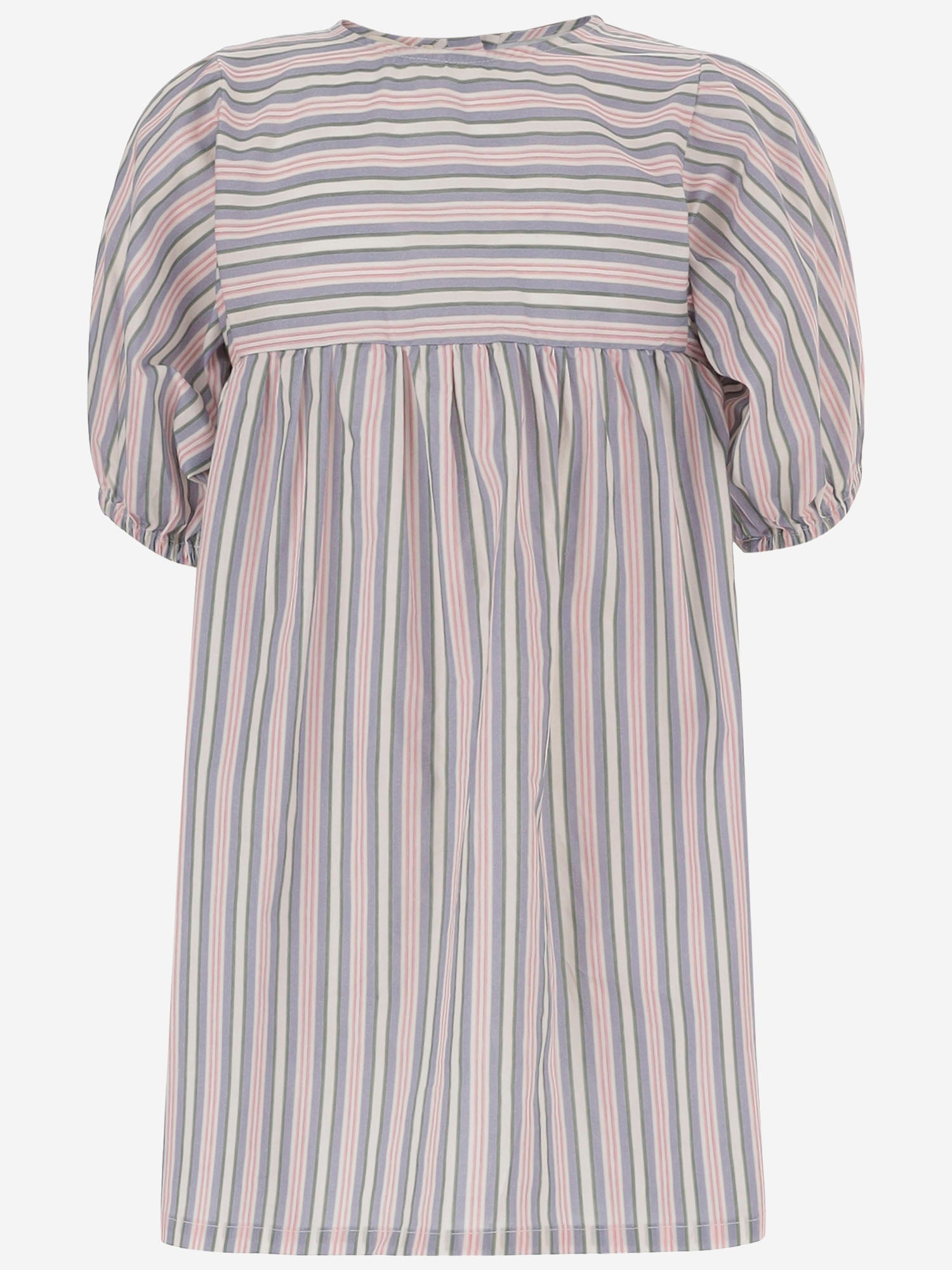 Abito in cotone stretch a righe 01618133 361 BABE & TESS KIDS 