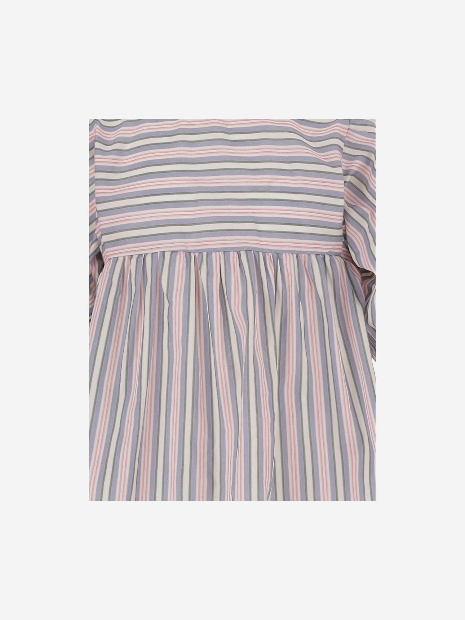 Abito in cotone stretch a righe 01618133 361 BABE & TESS KIDS 