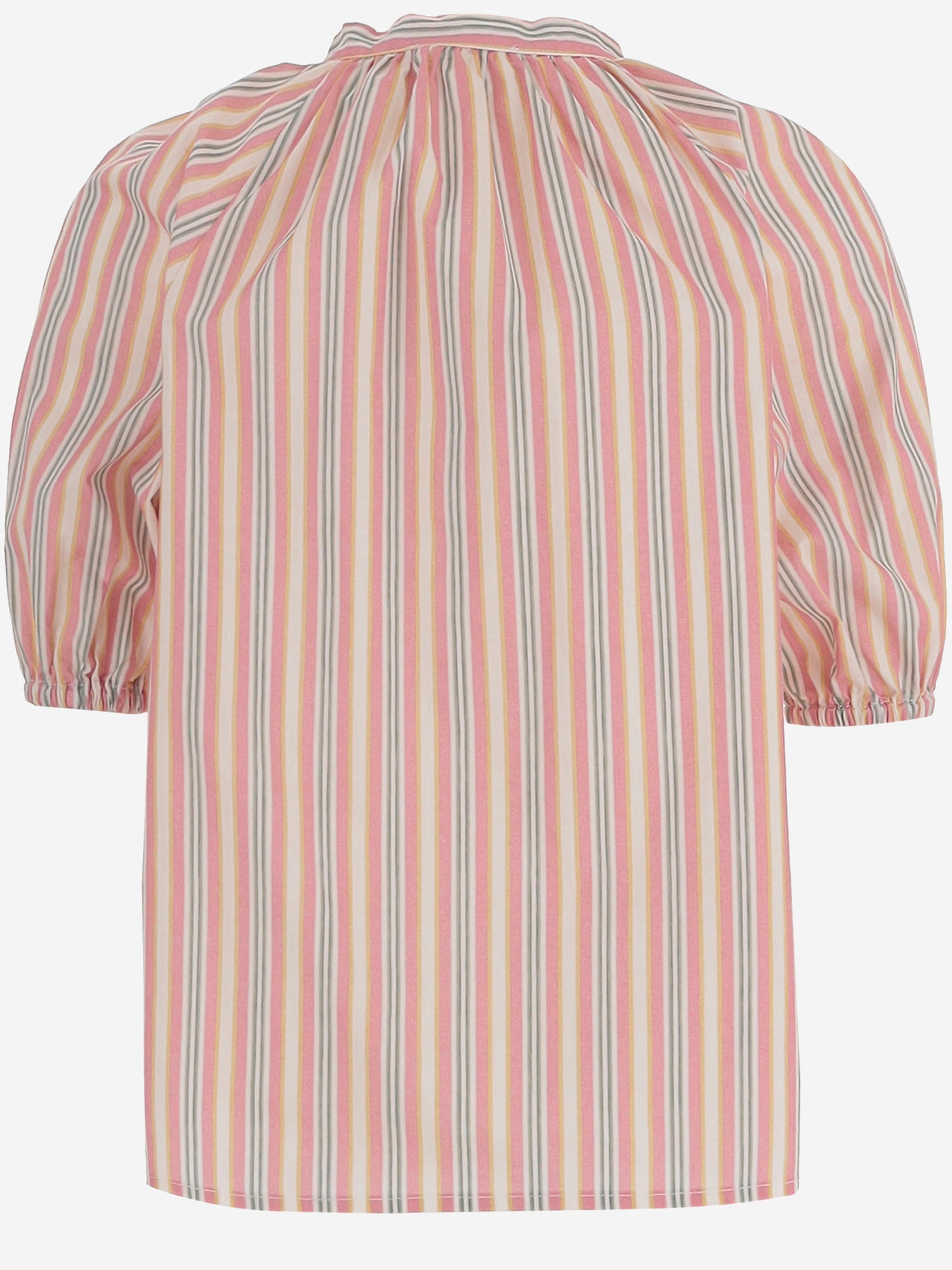 Camicia in cotone stretch a righe 03618171 073 BABE & TESS KIDS 