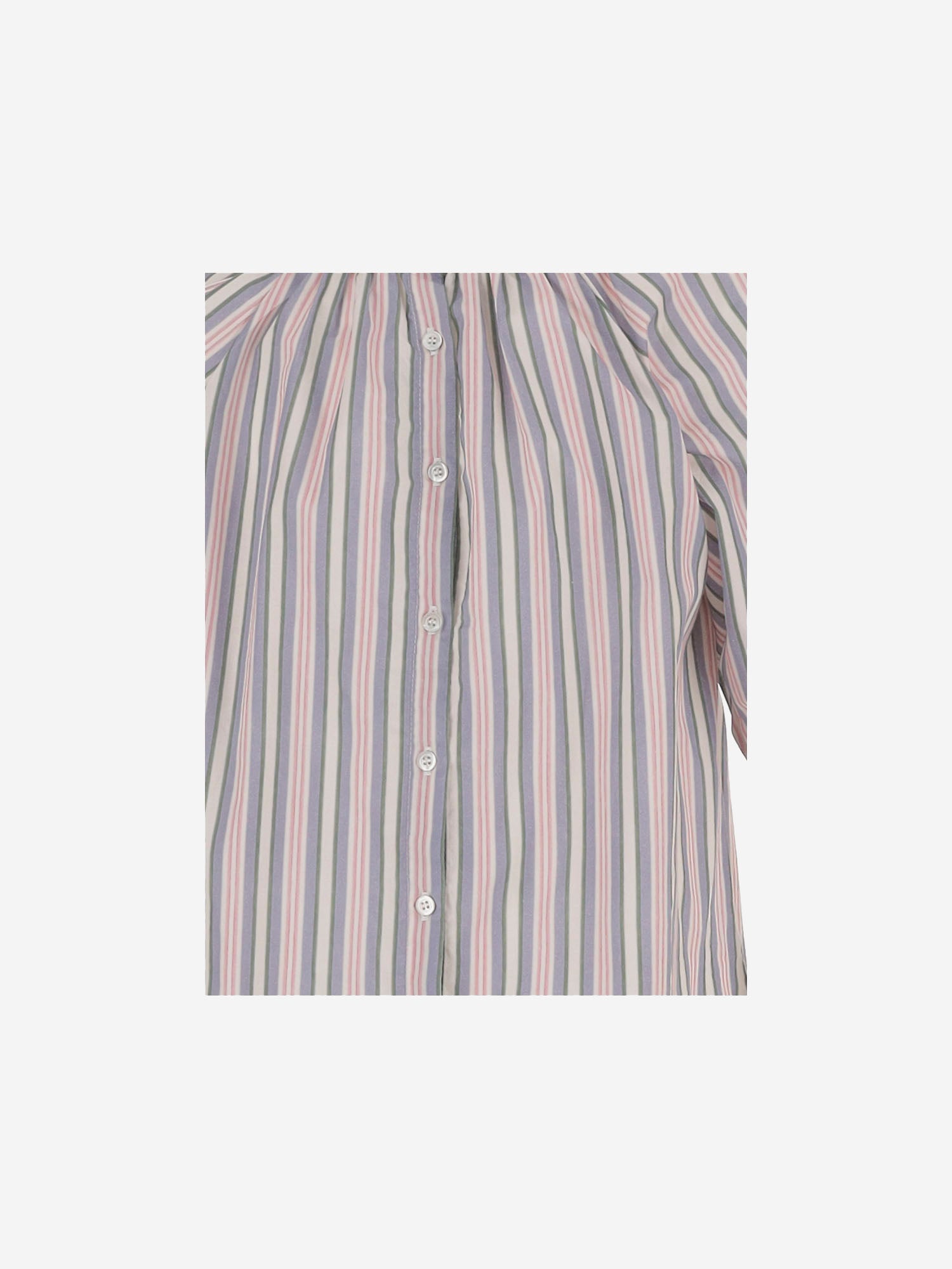 Camicia in cotone stretch a righe 03618171 361 BABE & TESS KIDS 