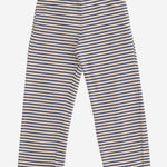 PANTALONI IN MISTO COTONE STRETCH CON MOTIVO A RIGHE 04618056 135 BABE & TESS KIDS 