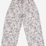PANTALONI IN MISTO LINO CON MOTIVO FLOREALE 04618057 325 BABE & TESS KIDS 