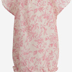 TUTINA IN MISTO LINO CON MOTIVO FLOREALE 17618088 336 BABE & TESS KIDS 