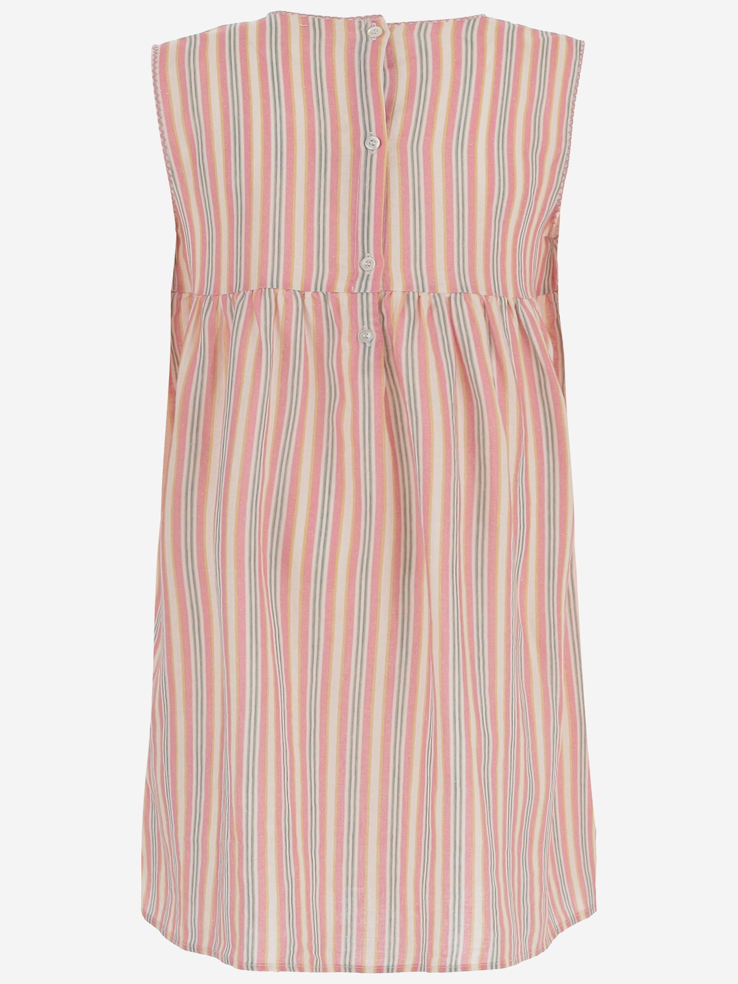 Abito in misto lino a righe 19618091 073 BABE & TESS KIDS 