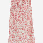 ABITO IN MISTO LINO CON MOTIVO FLOREALE 19618111 110 BABE & TESS KIDS 