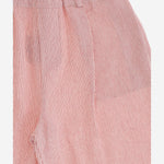 PANTALONI CORTI IN MISTO COTONE A RIGHE 24618064 327 BABE & TESS KIDS 