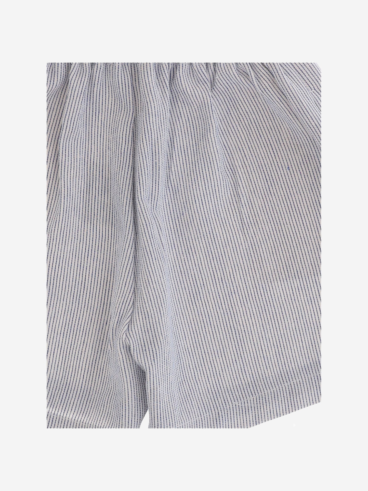 PANTALONI CORTI IN MISTO COTONE A RIGHE 35618060 123 BABE & TESS KIDS 