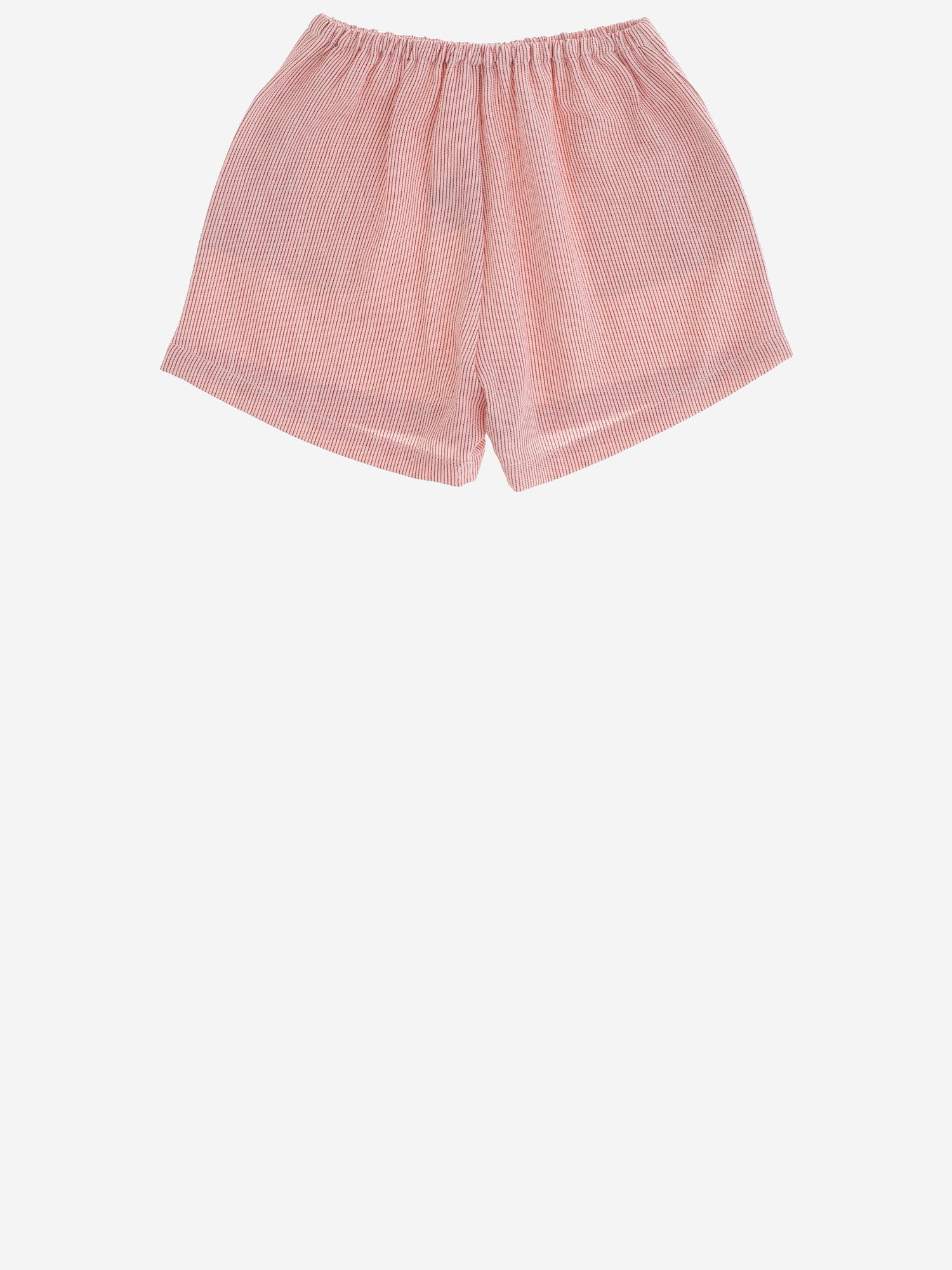 PANTALONI CORTI IN MISTO COTONE A RIGHE 35618060 327 BABE & TESS KIDS 