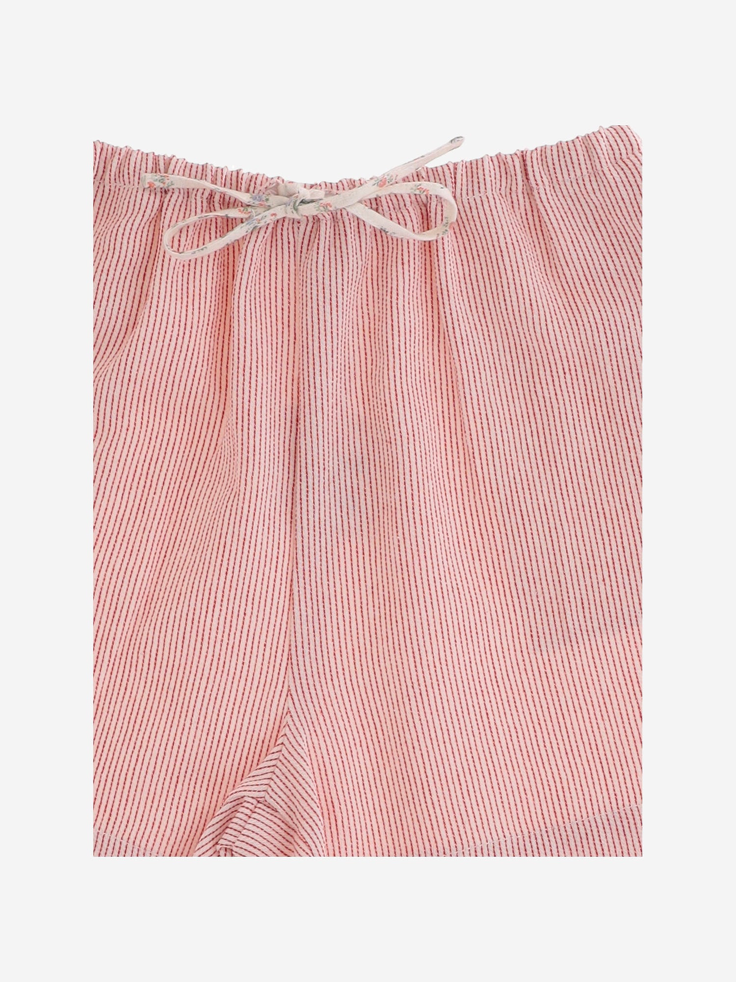 PANTALONI CORTI IN MISTO COTONE A RIGHE 35618060 327 BABE & TESS KIDS 