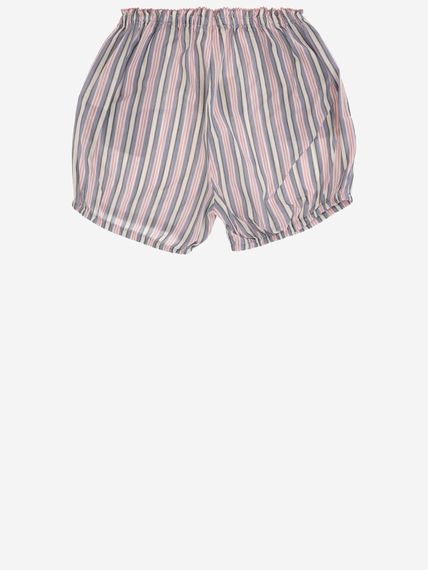 PANTALONI CORTI IN COTONE STRETCH A RIGHE 35618145 361 BABE & TESS KIDS 