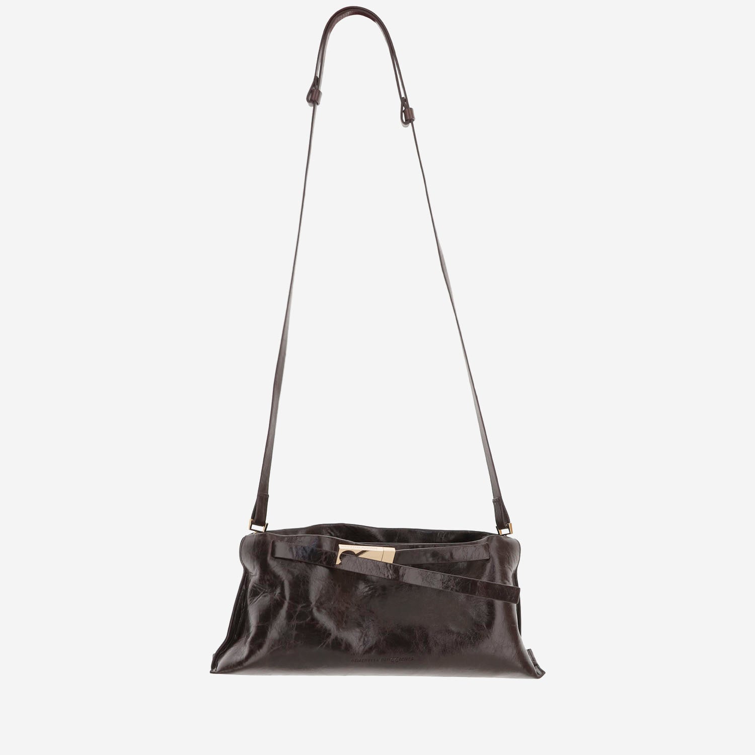 BORSA LAUREN IN PELLE LUCIDA LAURENBACALL LAMBSKINSAVANA BENEDETTA BRUZZICHES 