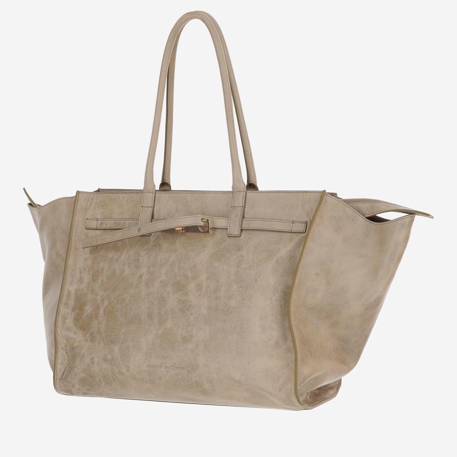 BORSA MAME WEEKEND IN PELLE MAMEWEEKEND LAMBSKINTOASTEDCOCONUT BENEDETTA BRUZZICHES 