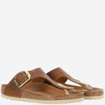 SANDALI GIZEH IN PELLE 1018745 COGNAC BIRKENSTOCK 