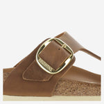 SANDALI GIZEH IN PELLE 1018745 COGNAC BIRKENSTOCK 