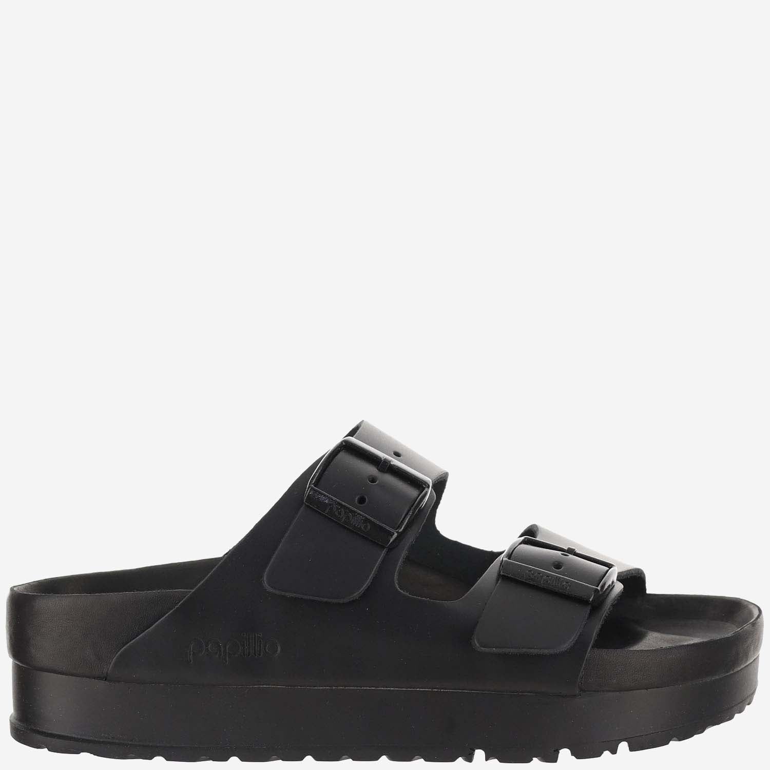 SANDALI ARIZONA PAP FLEX PLATFORM IN PELLE 1026918 BLACK BIRKENSTOCK 
