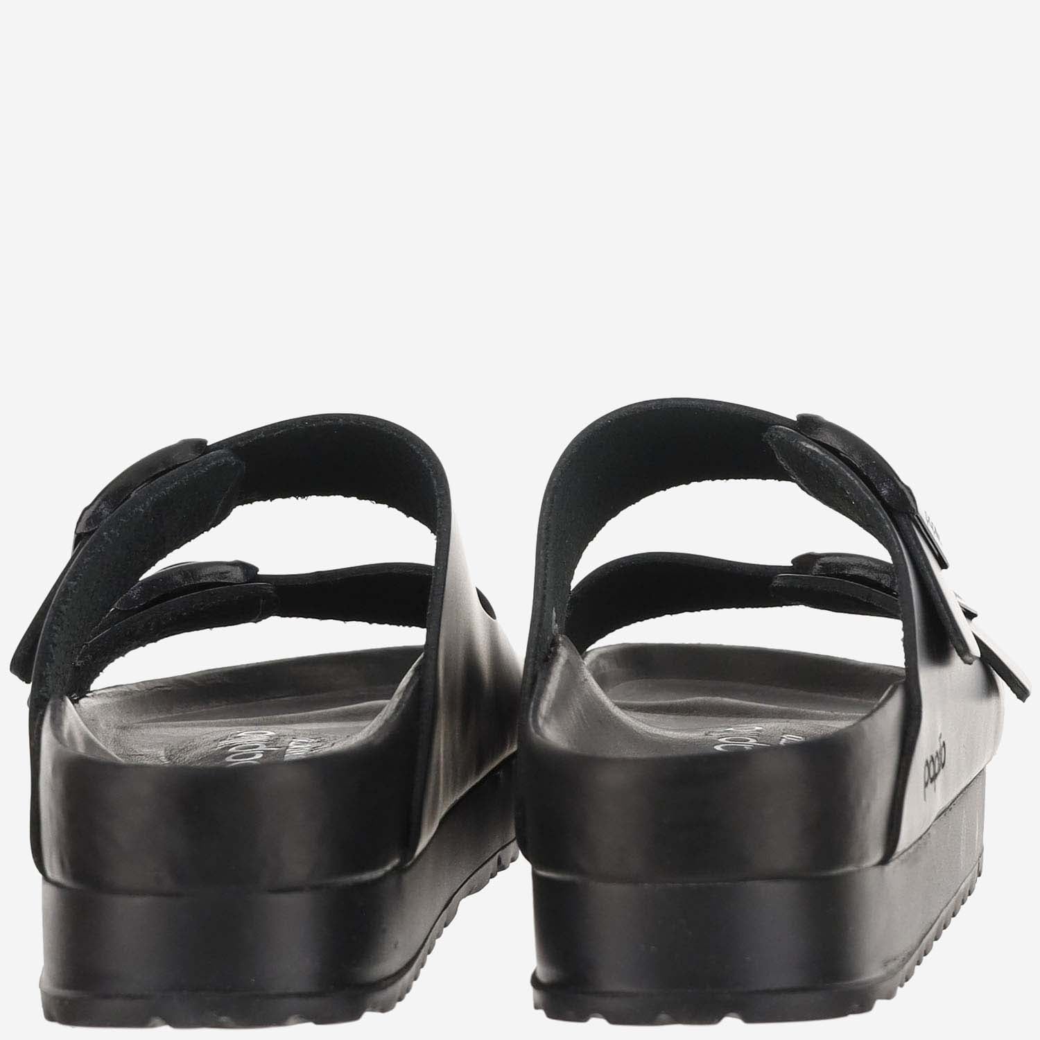 SANDALI ARIZONA PAP FLEX PLATFORM IN PELLE 1026918 BLACK BIRKENSTOCK 