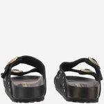 SANDALI ARIZONA Rivet IN SUEDE 1027855 BLACK BIRKENSTOCK 