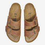 Sandali Arizona in pelle oliata 1028401 COGNAC BIRKENSTOCK 